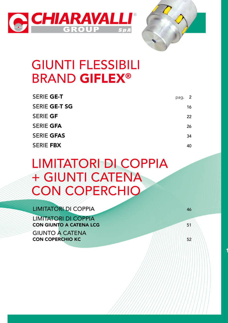 Giunti Flessibili Chiaravalli Giunti Elastici Chiaravalli Giunti Giflex