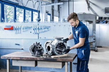 riparazione pompe industriali